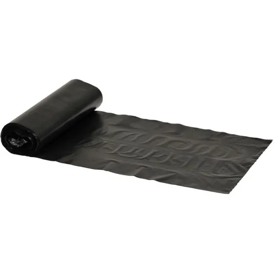 Universal affaldspose HDPE 20 L 37x65 cm, sort — 35 ruller
