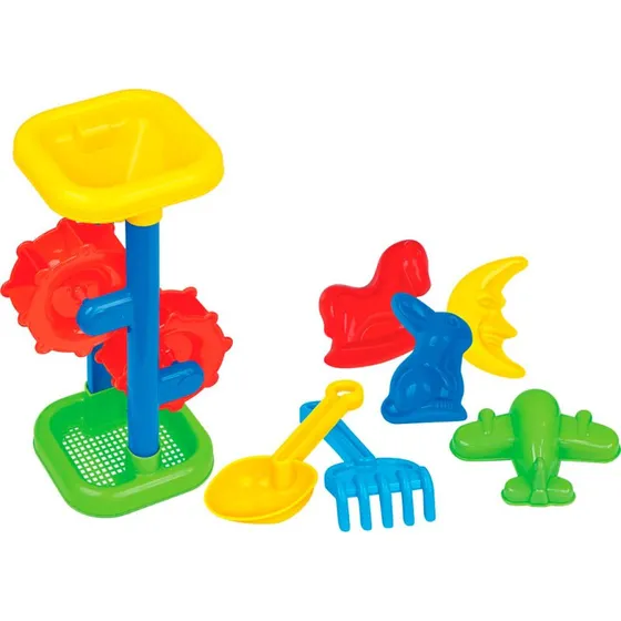 Polesie Sandmlle st 7 dele  31 cm, assorterede farver