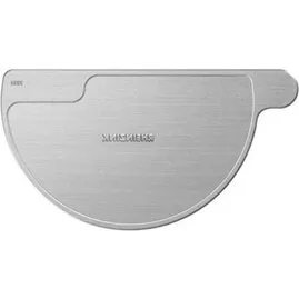 Rheinzink Endebund halvrund venstre 250 mm til 10" tagrende