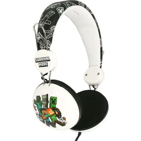 OTL Minecraft Dome Headset  Hvid 3,5 mm (1,2 m)