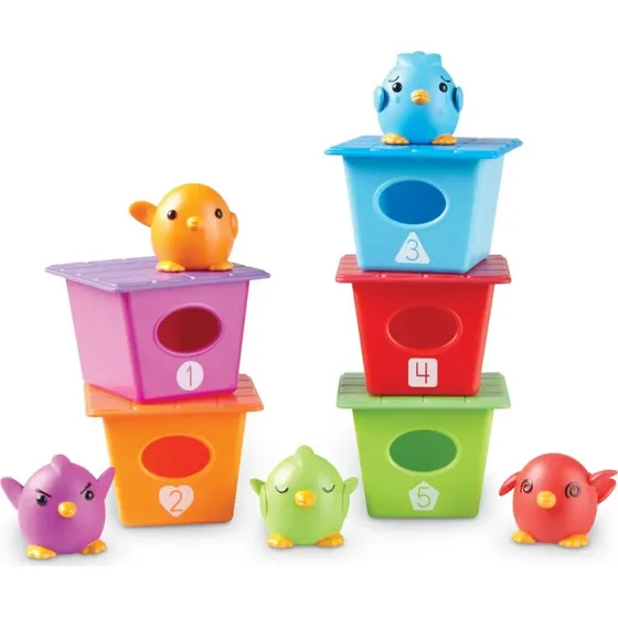 Learning Resources Lær om tal og farver – aktivitetssæt med fugle