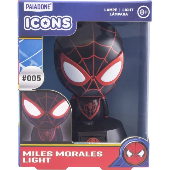 Paladone Miles Morales Icon Light  natlampe