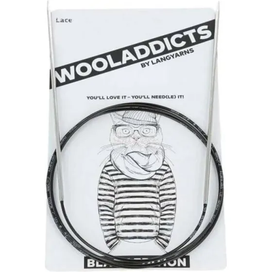 Addi Lace rundpinde Black Edition - Lang Yarns