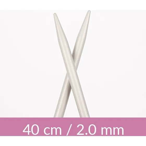 Drops Rundpinde Aluminium 40 cm 2,00 mm (US 0)