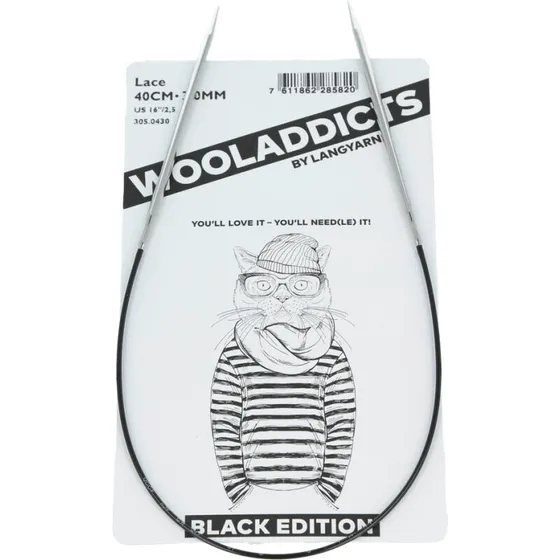 WoolAddicts Lace rundpind i metal