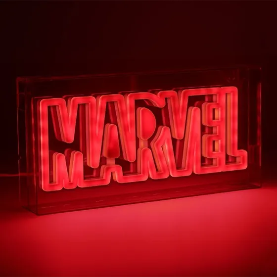 Marvel LED Neon Light 30 cm  USB akryl, vg/fritstende