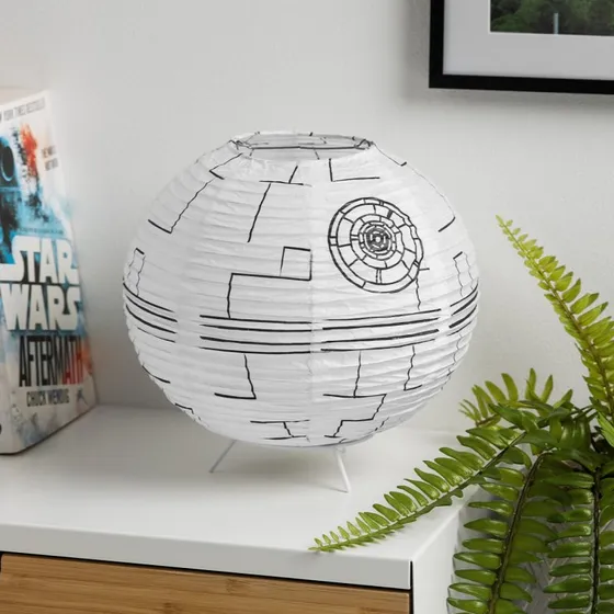 Paladone Death Star LED papirlanterne 20 cm - bordlampe