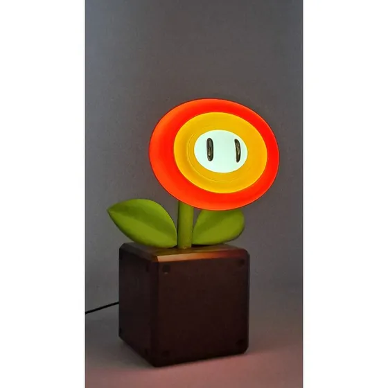 Paladone Super Mario Fire Flower Lampe 25 cm