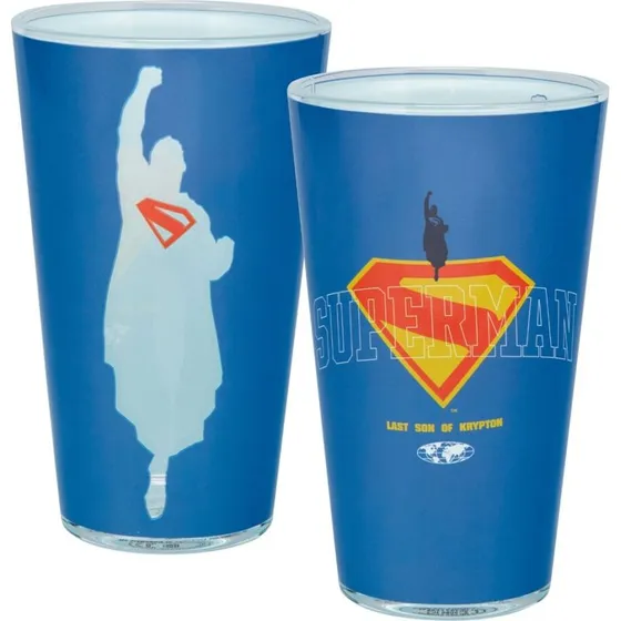 Paladone Superman Glas 440 ml  Blt drikkeglas