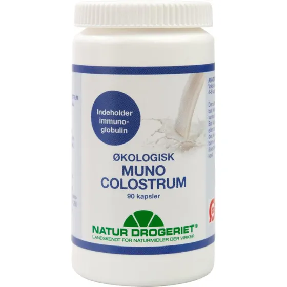 Natur Drogeriet Muno Colostrum 90 vegetabilske kapsler Økologisk