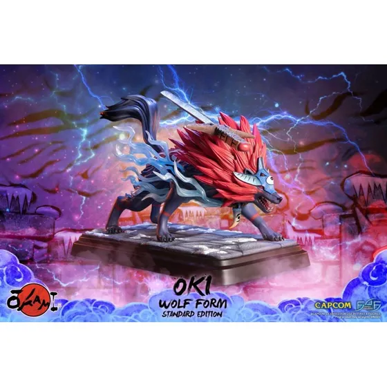 First 4 Figures Okami  Oki (Wolf Form) 35 cm resin