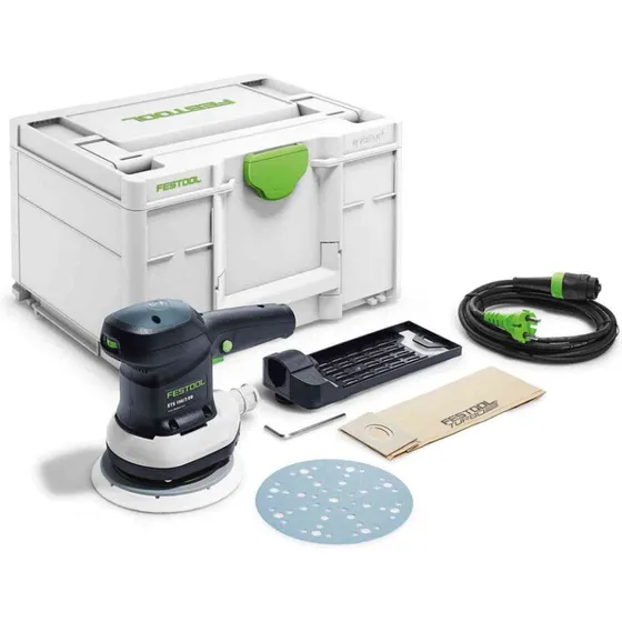 Festool ETS 150/3 EQ-Plus excentersliber i Systainer3