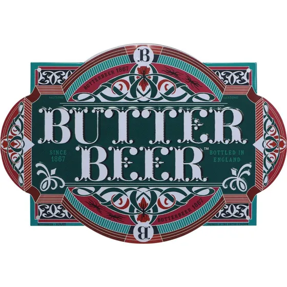 FaNaTtik Harry Potter Butterbeer blikskilt 28x20 cm