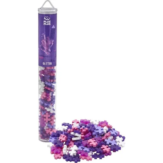 Plus-Plus Tube 100 stk. Glitter Mix