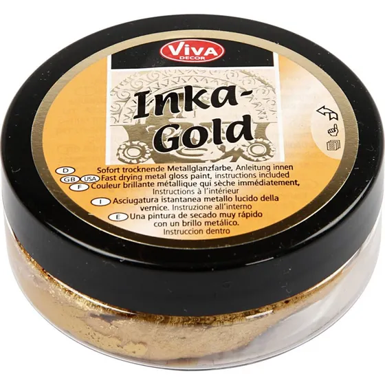 Creativ Company Inka-Gold Gloss Voks - Guld 50 ml