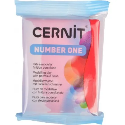 Cernit Modellervoks Unicolor Julerød 56 g