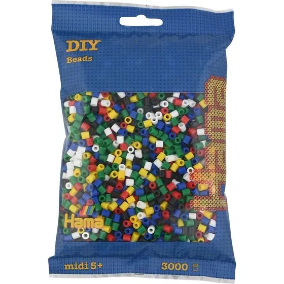Hama Midi-perler Mix Primary 3000 stk