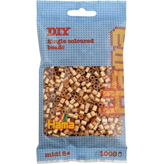 Hama Midi Perler 1000 stk - Guld (207-61)