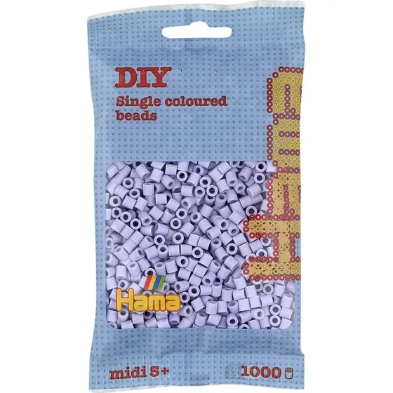 Hama Midi Perler 1000 stk - Lys lavendel