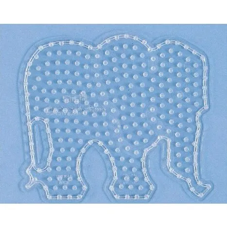 Hama Maxi Perleplade Elefant Transparent 17,5x19,5 cm (8201)