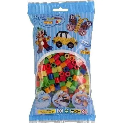 HAMA Maxi Perler 500 stk. – Neon Mix
