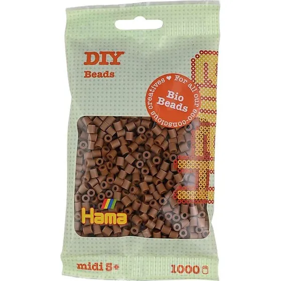 Hama Bio Beads Midi 1000 stk – Nougat