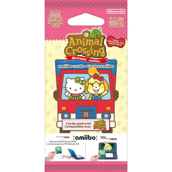 Nintendo amiibo-kort Animal Crossing: Welcome amiibo! Sanrio (6 stk)