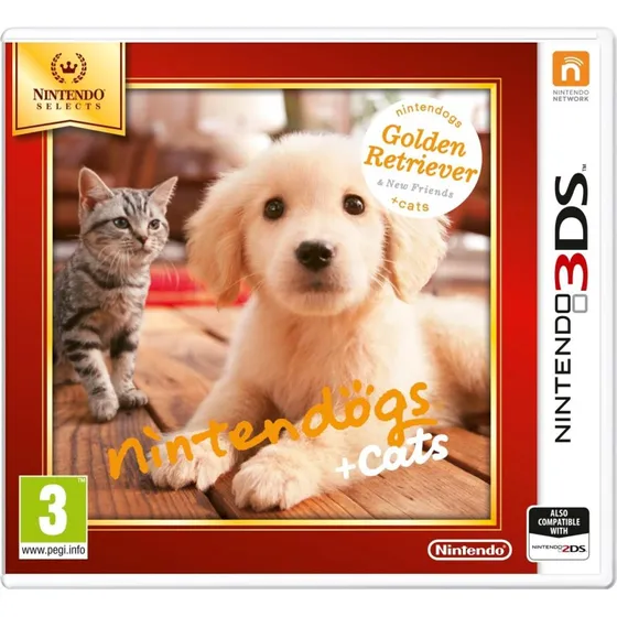 Nintendo Nintendogs + Cats: Golden Retriever - Nintendo 3DS