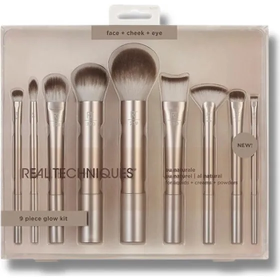 Real Techniques Au Naturel Complete Brush Kit makeupbrstest