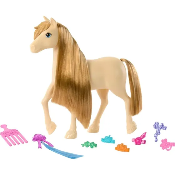 Barbie Pony Tornado  pony med 8 styling-tilbehr