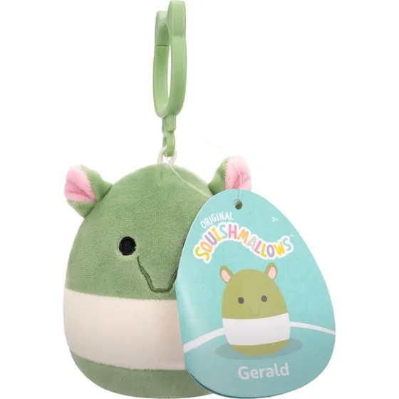 Squishmallows Gerald Tapir 9 cm  Clip-on