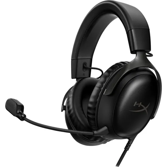 HyperX Cloud III Gaming-headset kablet, sort