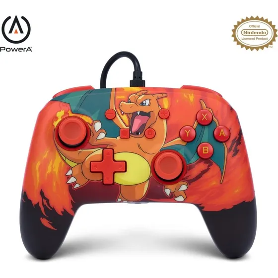 PowerA Enhanced kablet controller til Nintendo Switch, Charizard Vortex