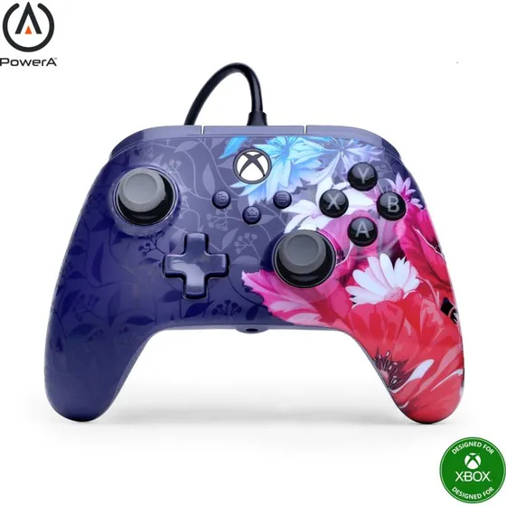 PowerA Advantage Plus kablet controller til Xbox Series X|S – Night Blossom
