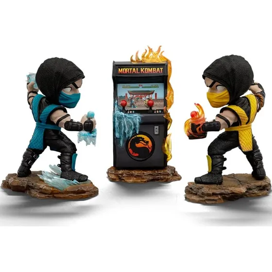 Iron Studios Minico Scorpion vs Sub‑Zero Arcade 16 cm