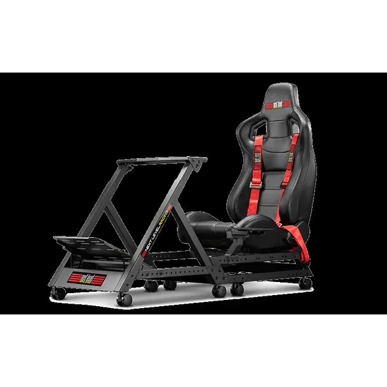 Next Level Racing GTtrack Racersæde Sort/Rød