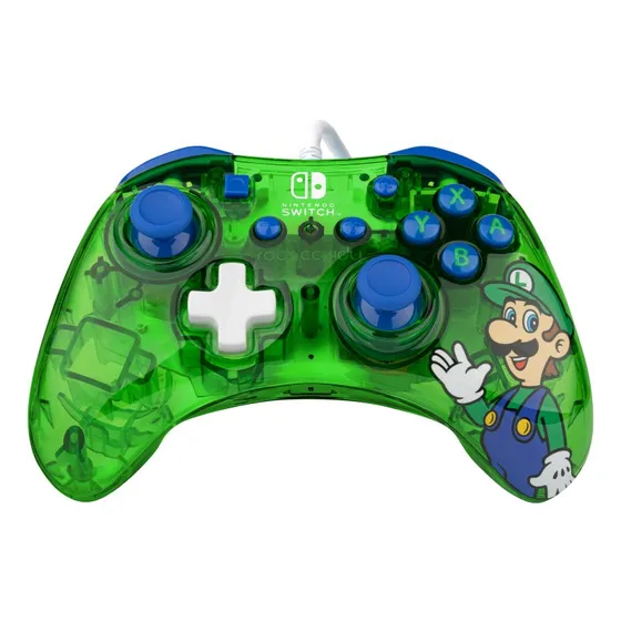 PDP Rock Candy Luigi Lime - controller til Nintendo Switch (blå/grøn)