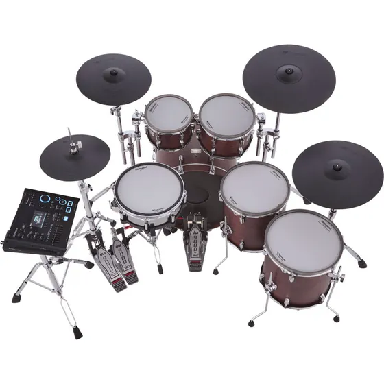Roland VAD716 V-Drums Satin Walnut – 6-dele