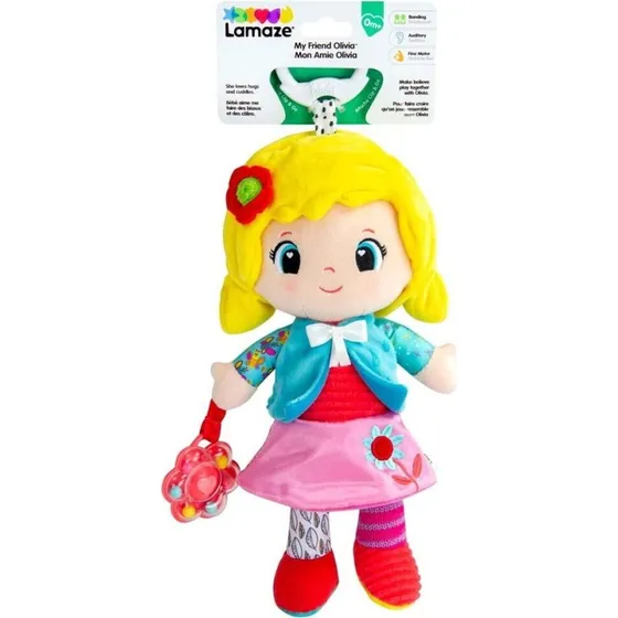 Lamaze My Friend Olivia dukke  bld aktivitetsdukke