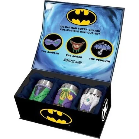 DC Comics Batman Super-Villain Minikop St  Joker, Riddler, Penguin