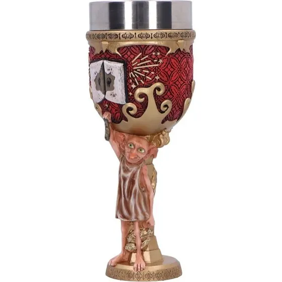 Nemesis Now Harry Potter Dobby Goblet 20 cm  Rd/Guld
