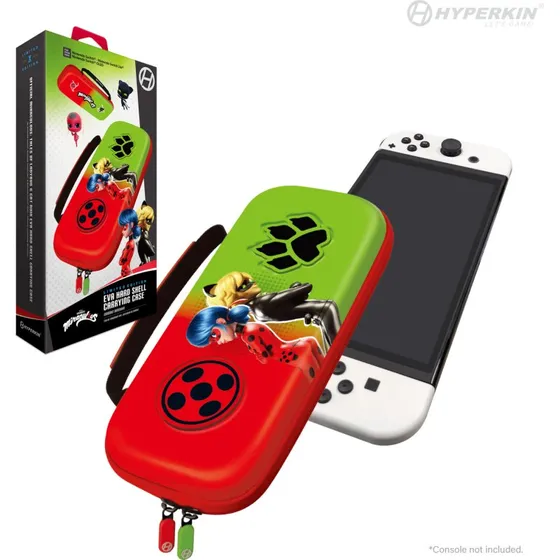 Hyperkin Miraculous Hard Carrying Case til Switch/Lite/OLED (Bug & Cat)