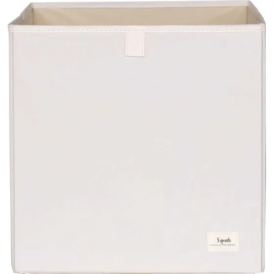 3 Sprouts Opbevaringskasse Creme 33x33x33 cm