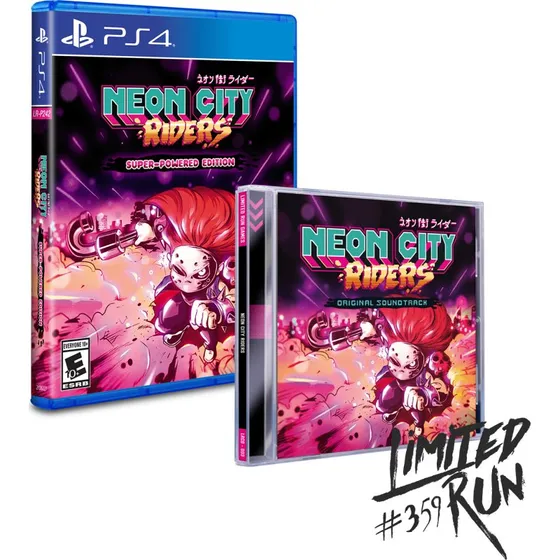 Neon City Riders  Super-Powered Edition (Limited Run #359)  PS4