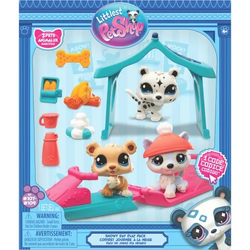 Littlest Pet Shop Snowy Day Play Pack  Vinterleg