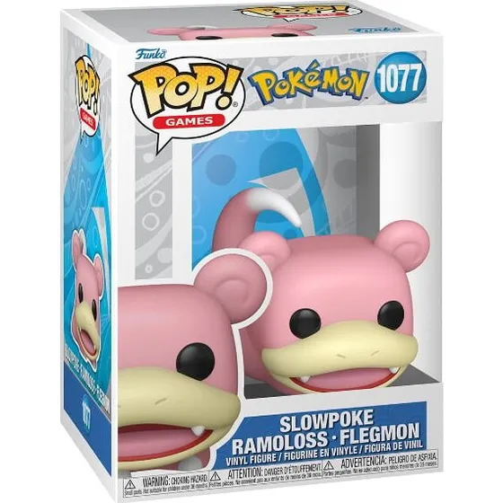 Funko Pop! 1077 Slowpoke POP Vinyl Pokémon-figur