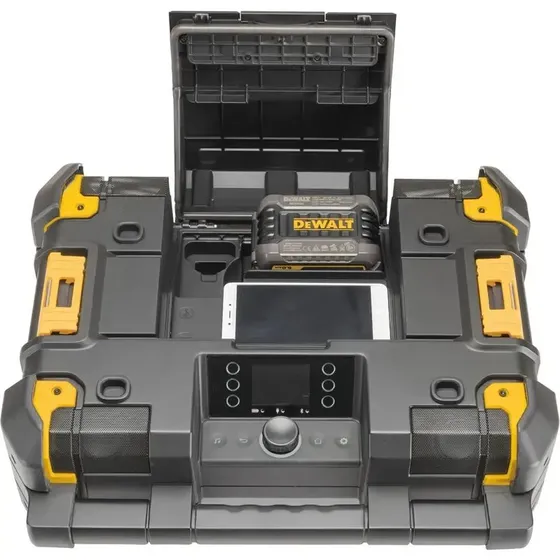 DeWALT TSTAK DWST1-81078-QW byggepladsradio 18V/54V (sort/gul)