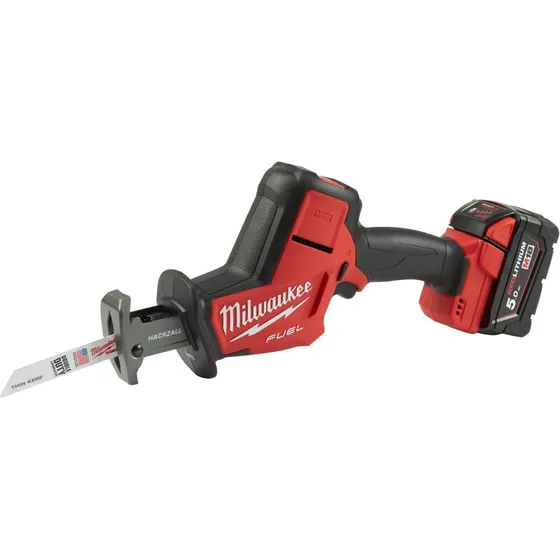 Milwaukee M18 FHZ Bajonetsav FUEL 2x5,0Ah + lader