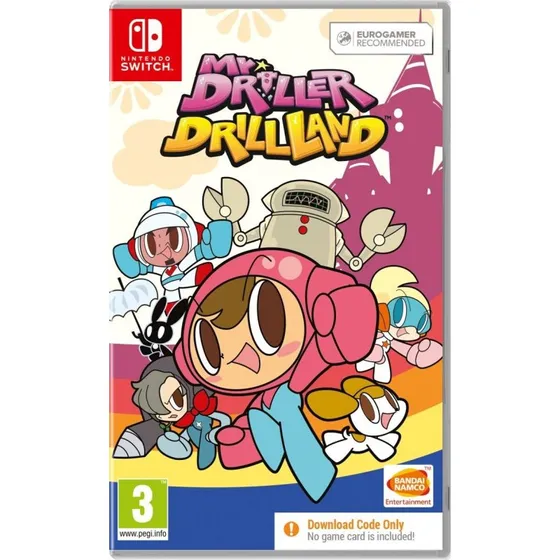 Mr. Driller: DrillLand - Kode i boks (Nintendo Switch)