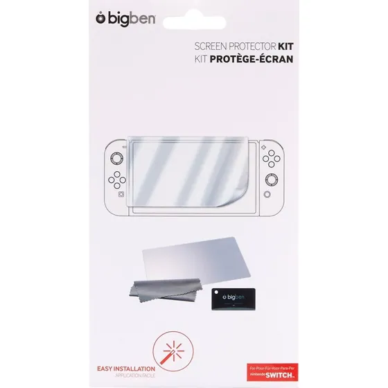 Bigben skærmbeskytter til Nintendo Switch (transparent)